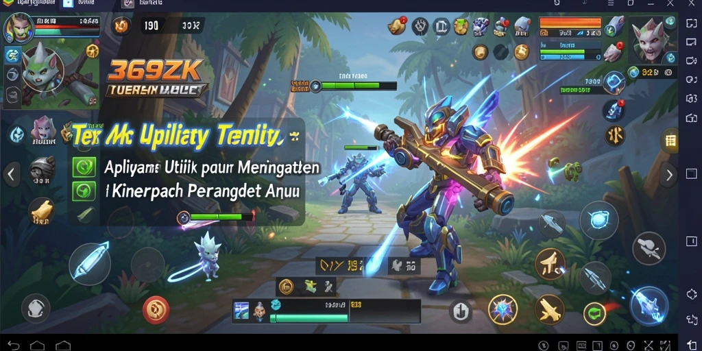 Tangkapan layar dari antarmuka utama aplikasi Utility 369ZK.