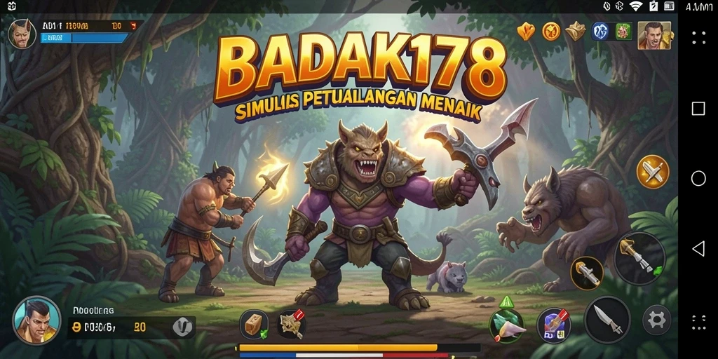 Tampilan gameplay menakjubkan dari BADAK178 yang mendebarkan.