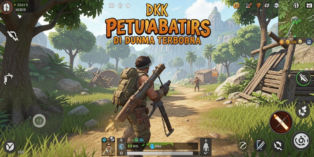 Gameplay DKK menampilkan eksplorasi dunia terbuka yang menakjubkan.