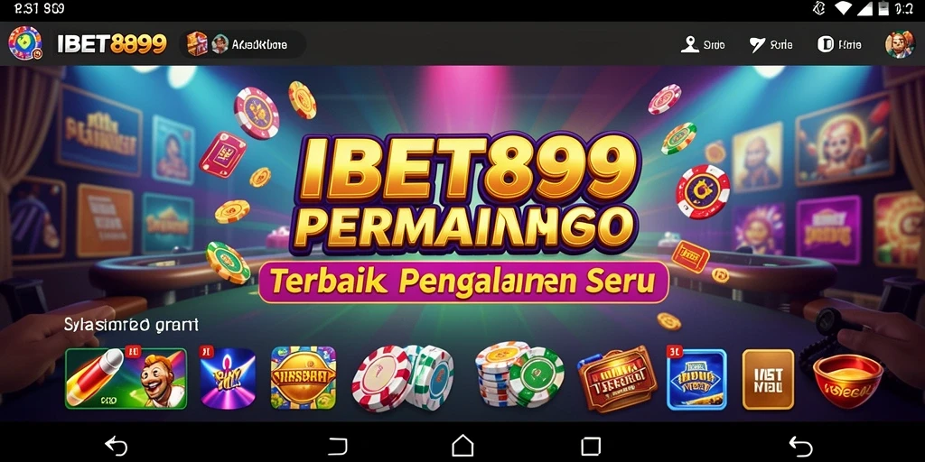 Tampilan utama IBET899 menunjukkan gameplay Kasino yang mendebarkan.