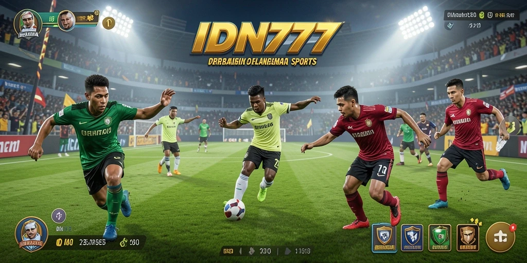 Tampilan gameplay menarik dari IDN777 yang penuh aksi olahraga.