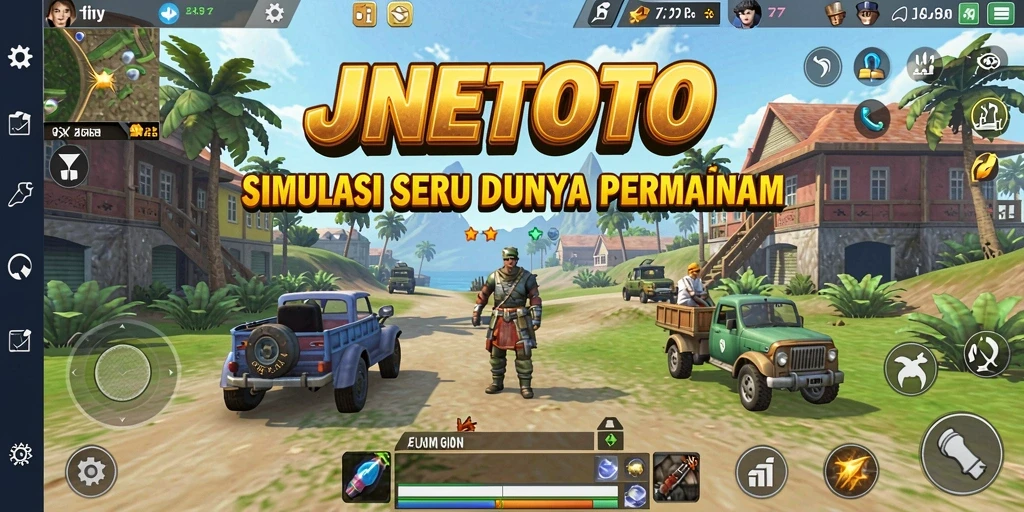 Tangkapan layar gameplay JNETOTO yang menunjukkan interaksi menarik dalam simulator.
