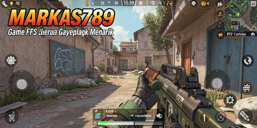Gameplay seru dalam pertempuran FPS yang mendebarkan.