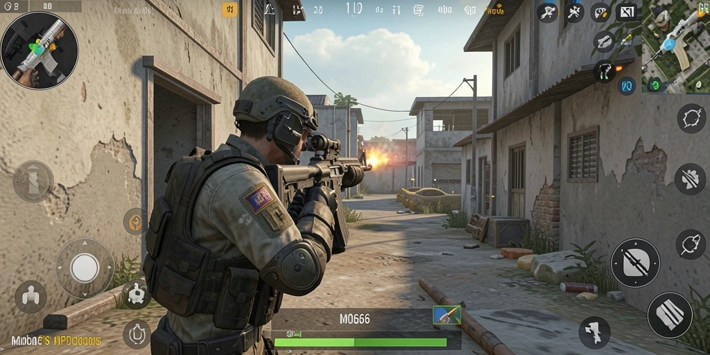 Tampilan menegangkan dari gameplay seru MPO666.