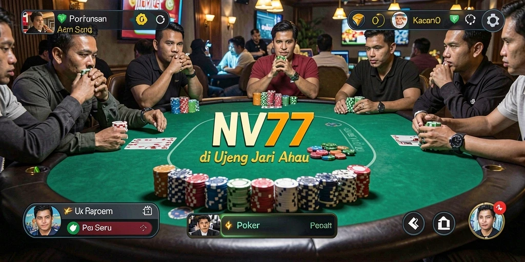 Gameplay seru di NV77, aplikasi Poker terbaik.