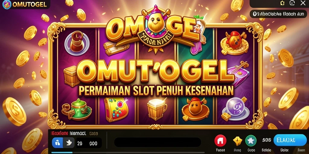 Screenshot utama OMUTOGEL menampilkan gameplay Slot yang seru.