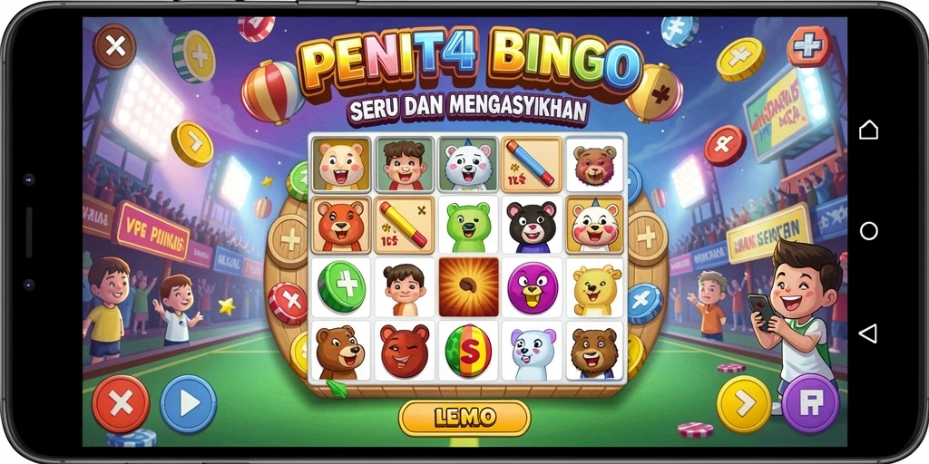 Gameplay menarik di PENITI4D yang menampilkan suasana bermain bingo.