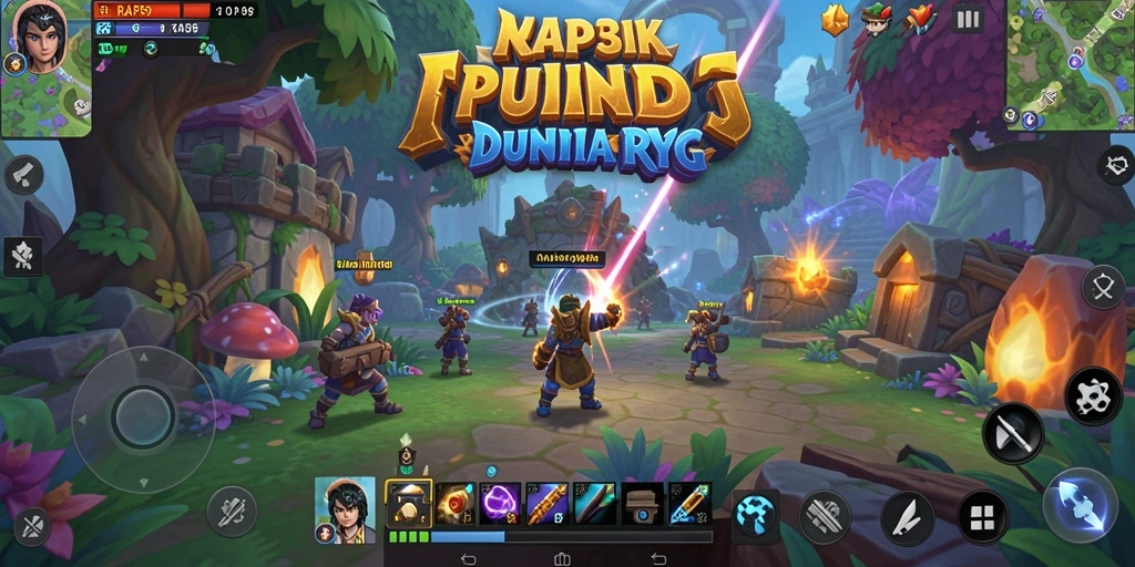 Tampilan grafis tampilan gameplay RPG yang menakjubkan dari RAP89.