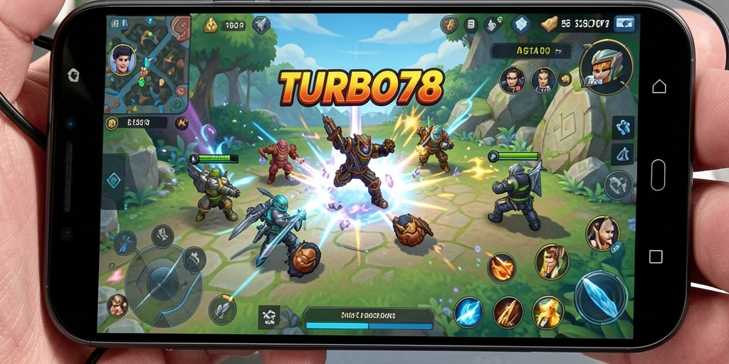 Tampilan strategis mendalam dalam gameplay TURBO78.