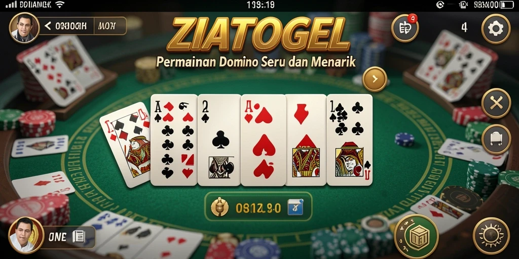 Tampilan gameplay ZIATOGEL yang menarik dan seru.